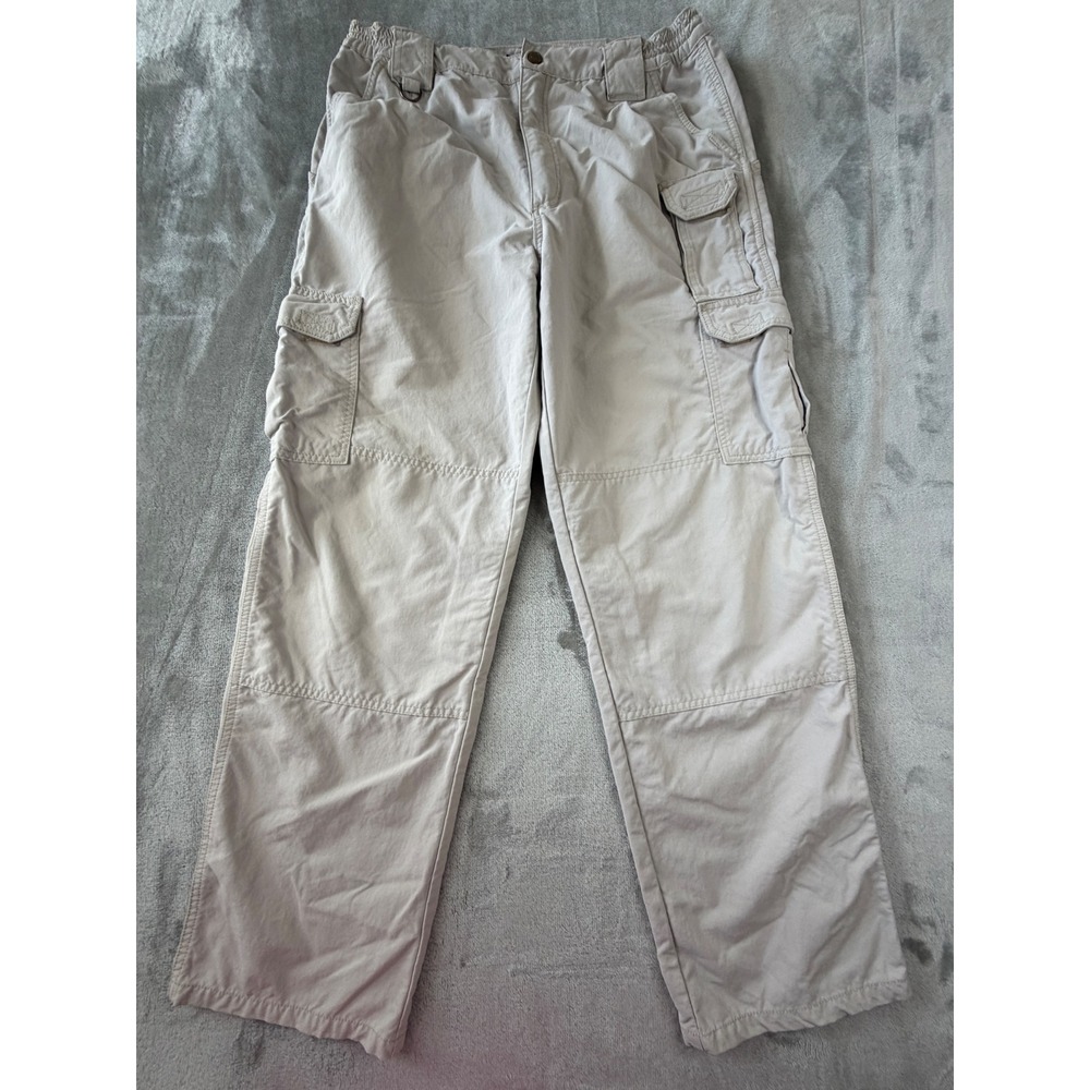 5.11 Tactical Cargo Pants Mens 34x32 Khaki Tan Nylon Style 74158